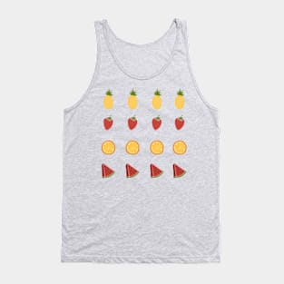 Pineapple Strawberry Orange Watermelon Tank Top